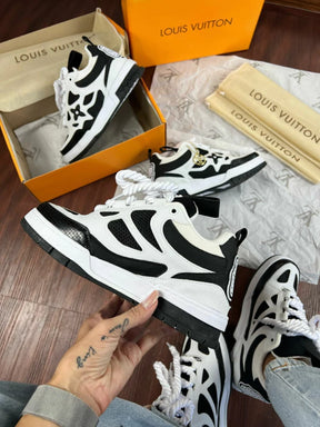 Modelo Lv Branco e Preto + Brinde Exclusivo