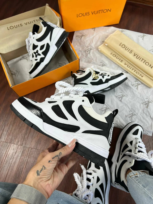 Modelo Lv Branco e Preto + Brinde Exclusivo